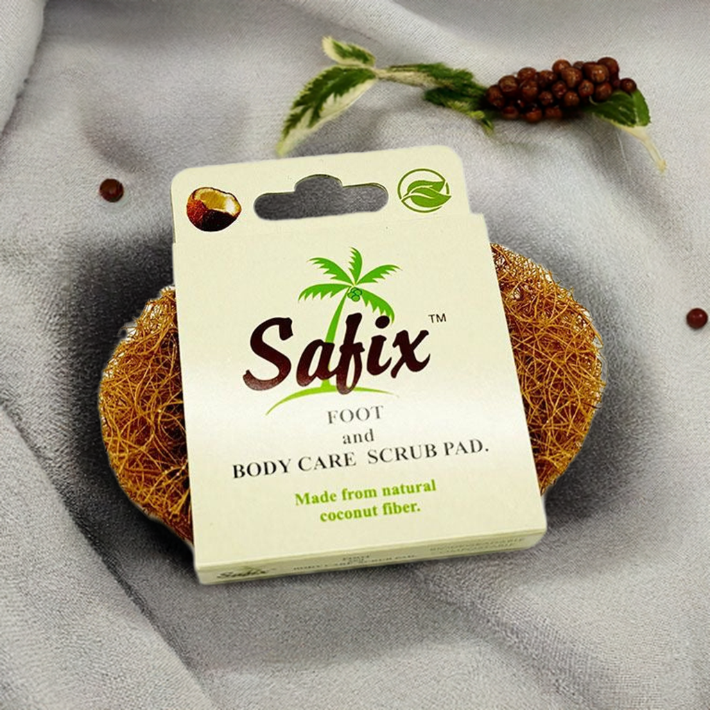 100% Coconut Hair Body Scrub Pad
