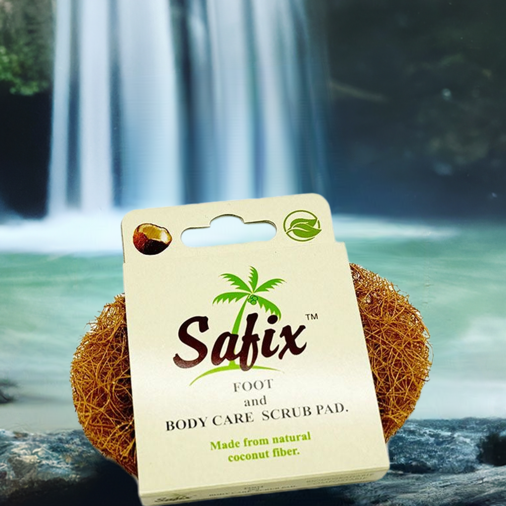 100% Coconut Hair Body Scrub Pad