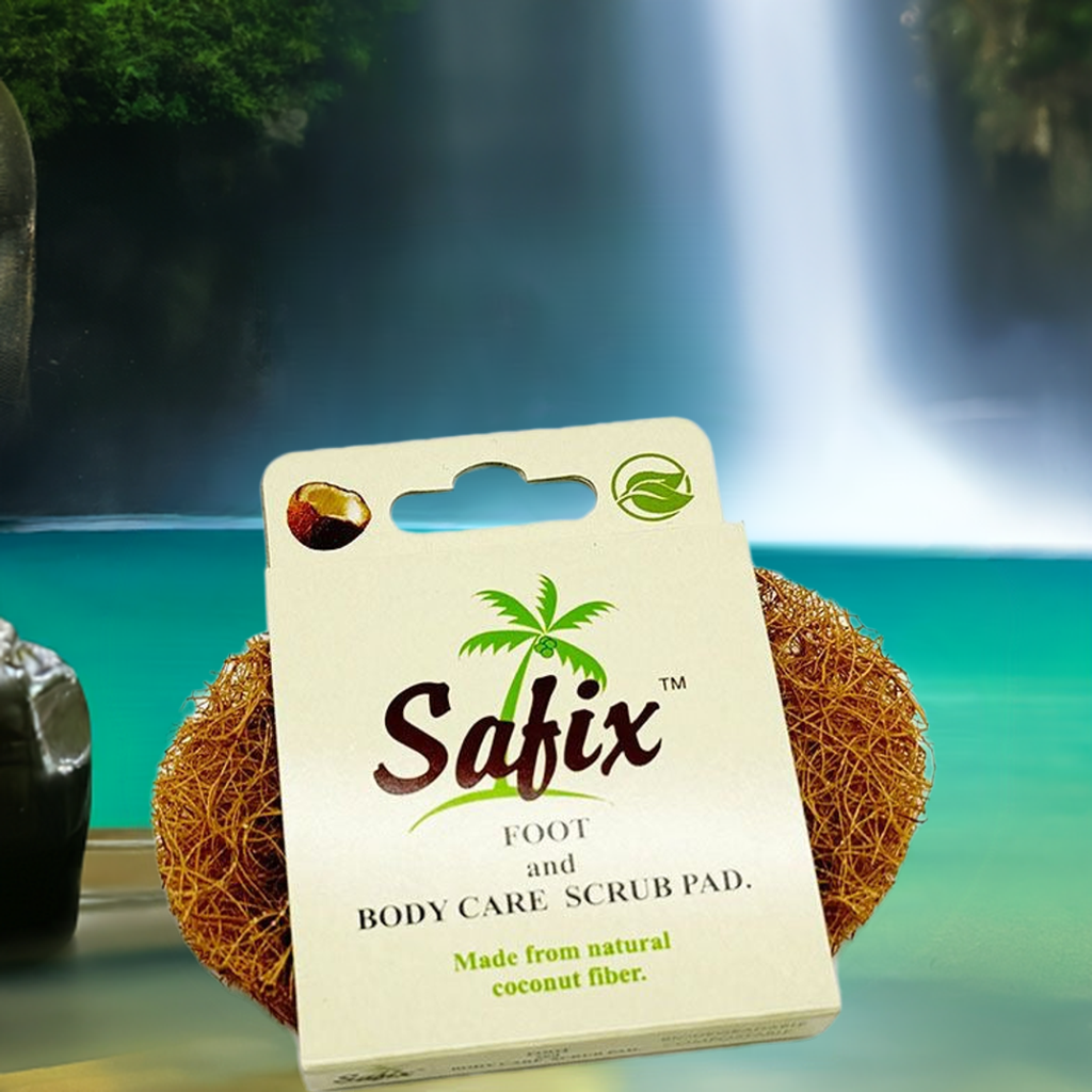100% Coconut Hair Body Scrub Pad