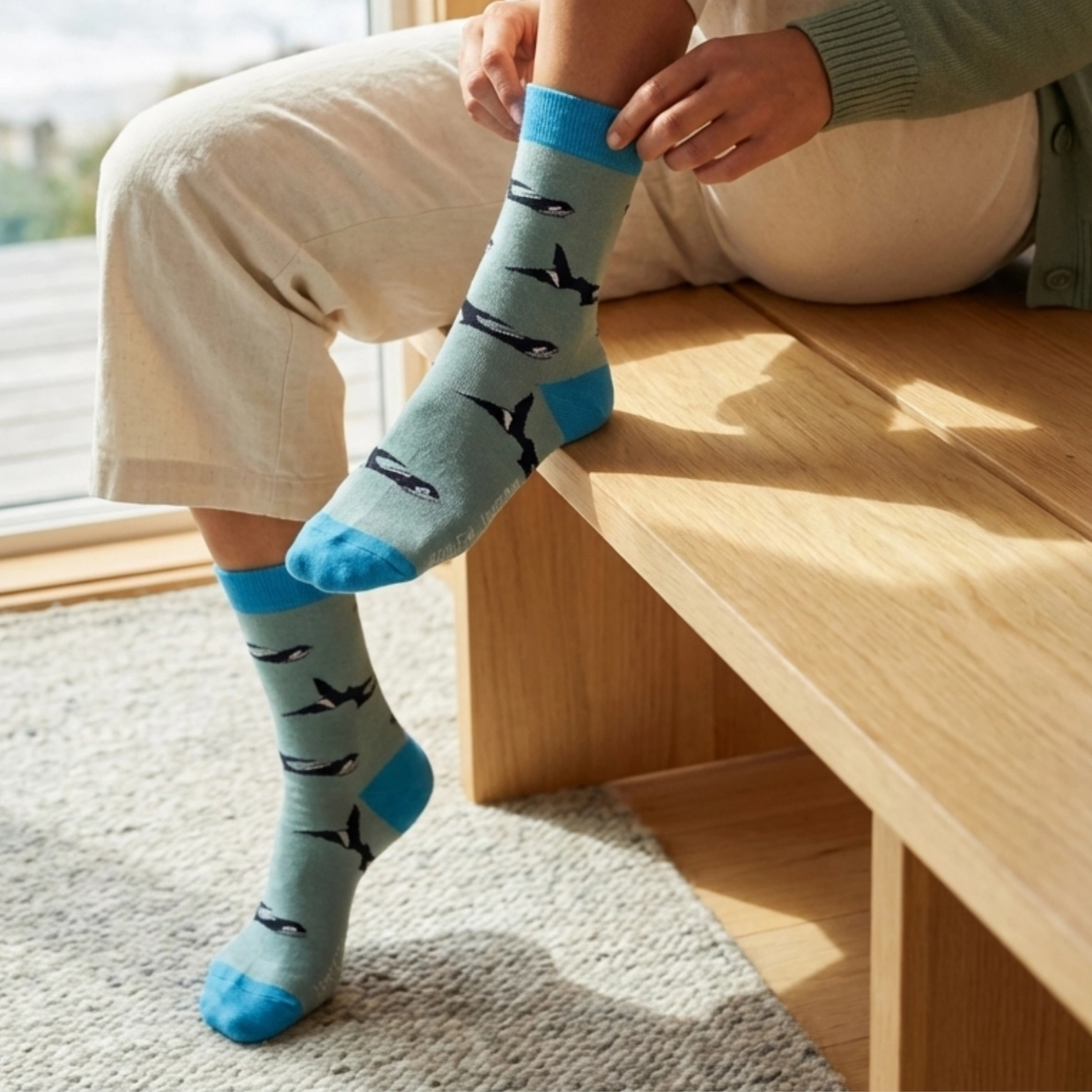 Orca Socks | Luxury Grey Bamboo Socks UK
