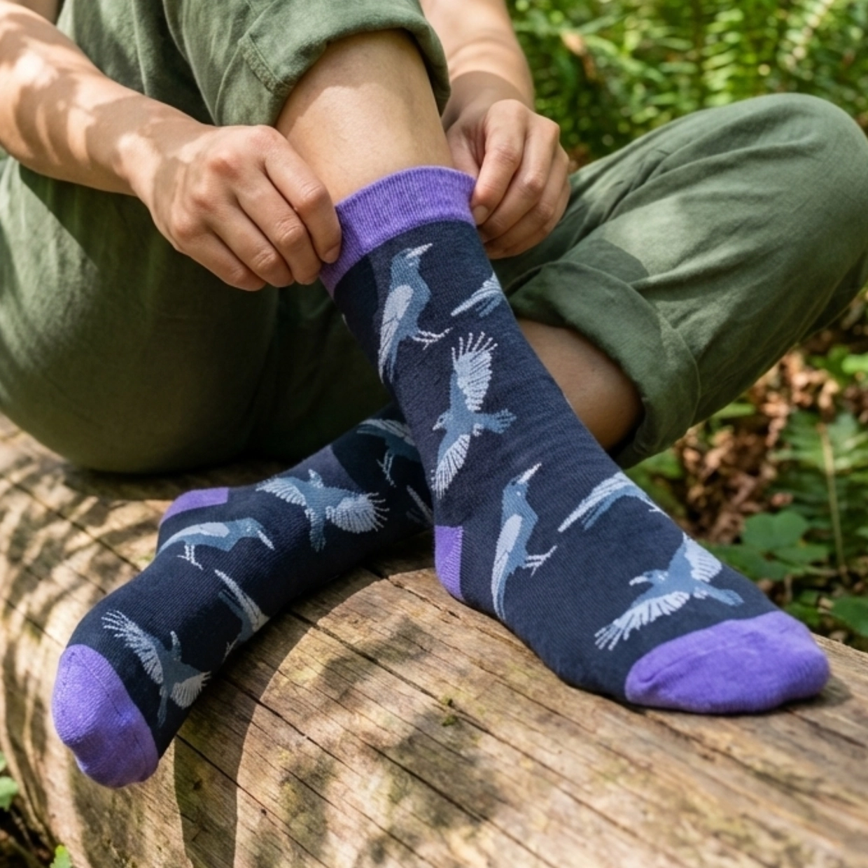 Raven Socks | Luxury Black Bamboo Socks UK
