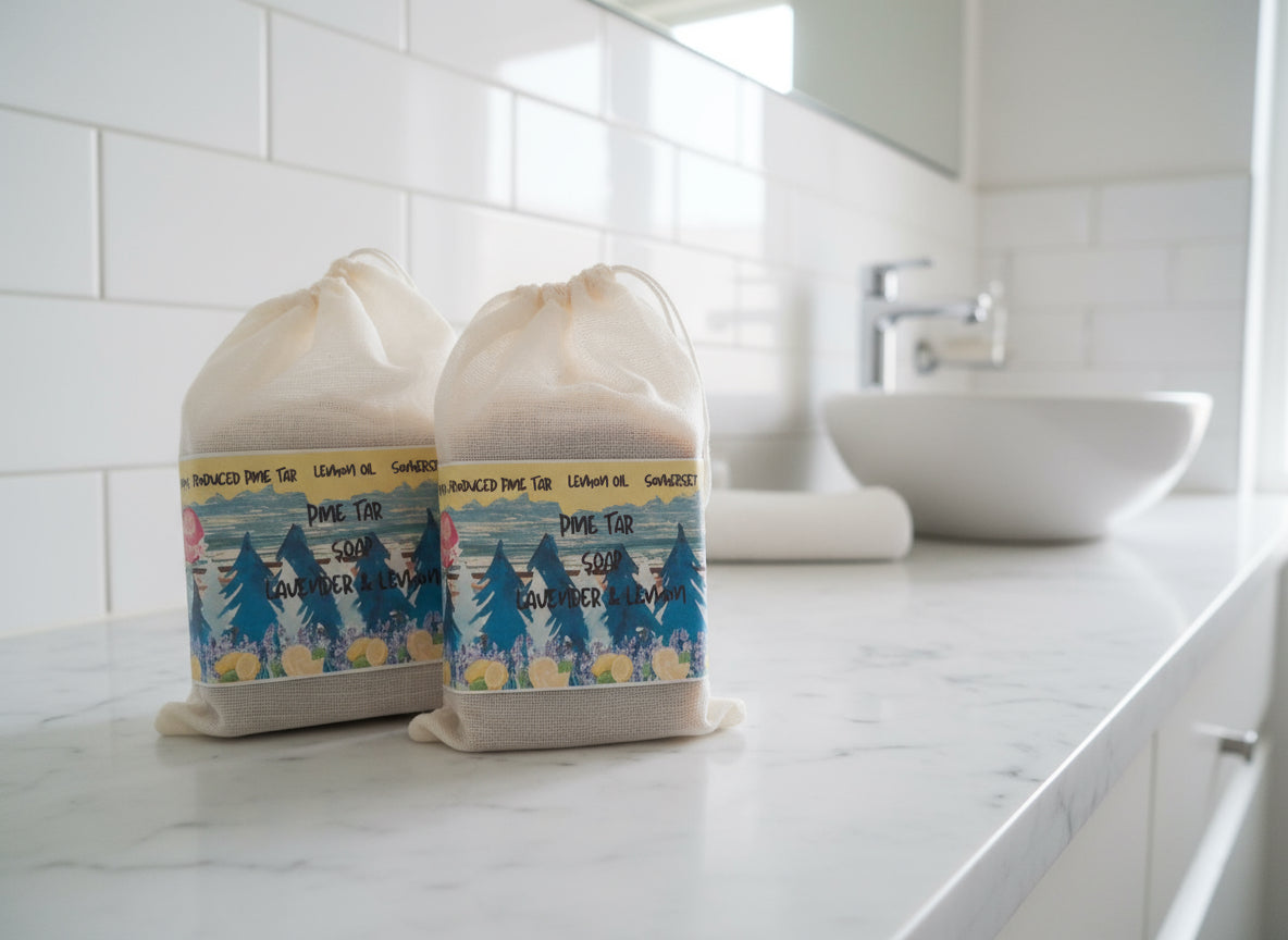 Pine Tar Soap Lavender Lemon