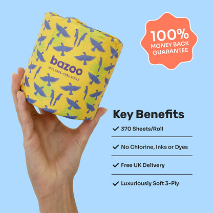 Luxury 100% FSC Certified Bamboo Toilet Paper | Protected Species Range