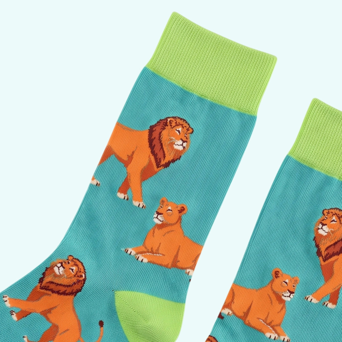 Asiatic Lion Socks | Bamboo Socks | Blue Socks