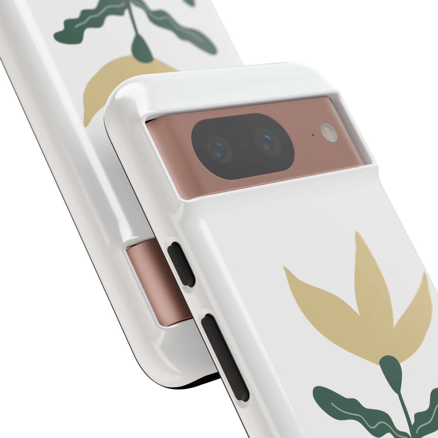Floral Tough Phone Case - Durable Protection with Stylish Design