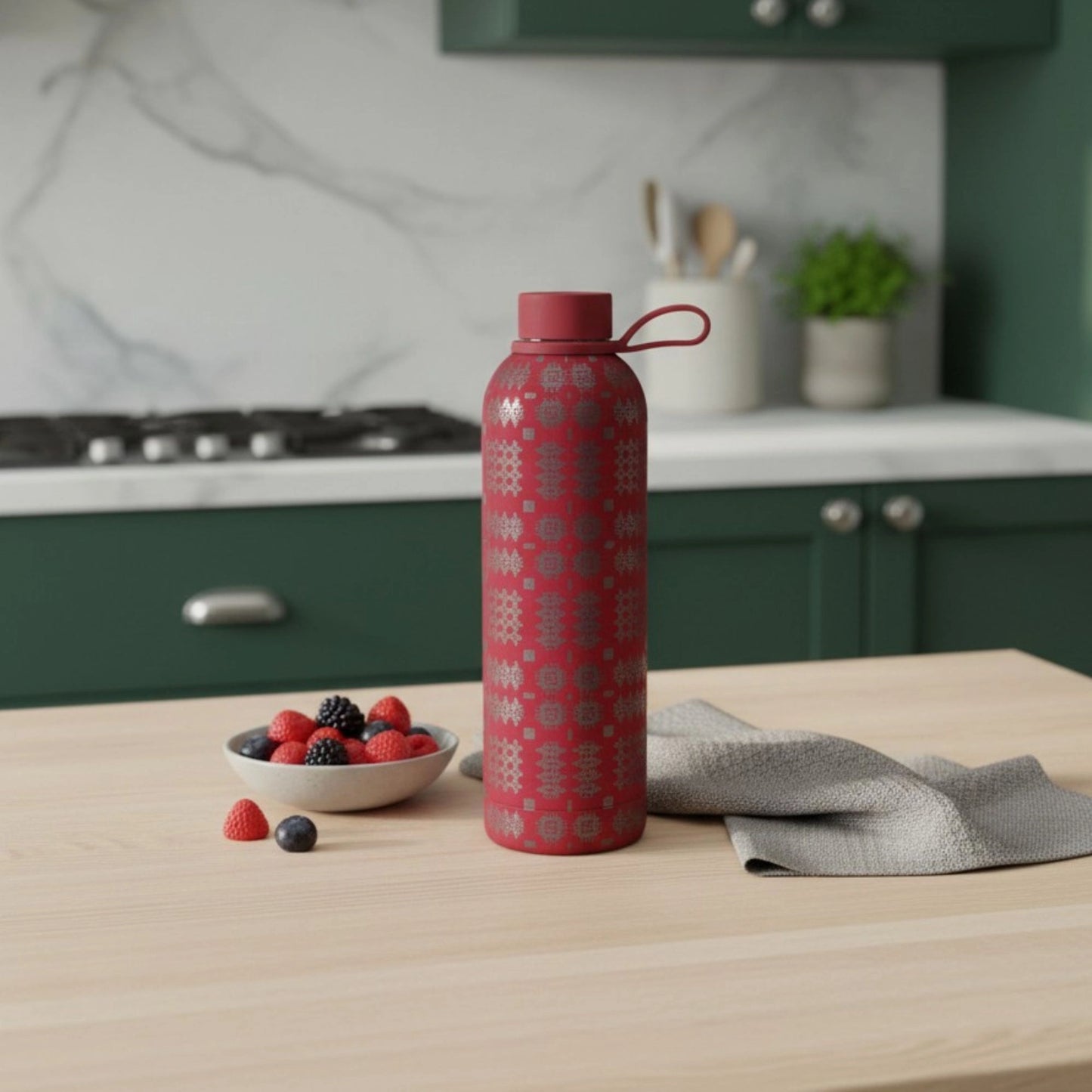 Welsh Tapestry Insulated Water Bottle | 750ml