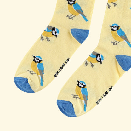 Blue Tit Bamboo Socks