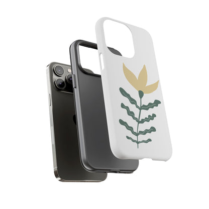 Floral Tough Phone Case - Durable Protection with Stylish Design