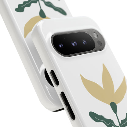 Floral Tough Phone Case - Durable Protection with Stylish Design