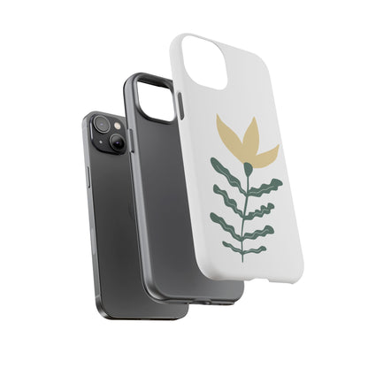 Floral Tough Phone Case - Durable Protection with Stylish Design