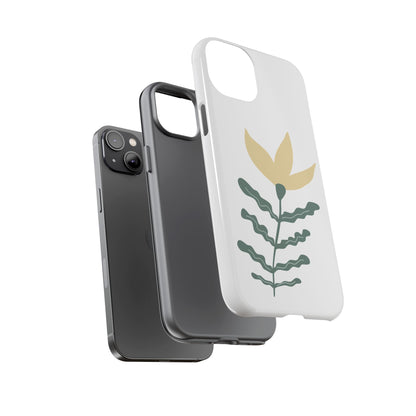 Floral Tough Phone Case - Durable Protection with Stylish Design