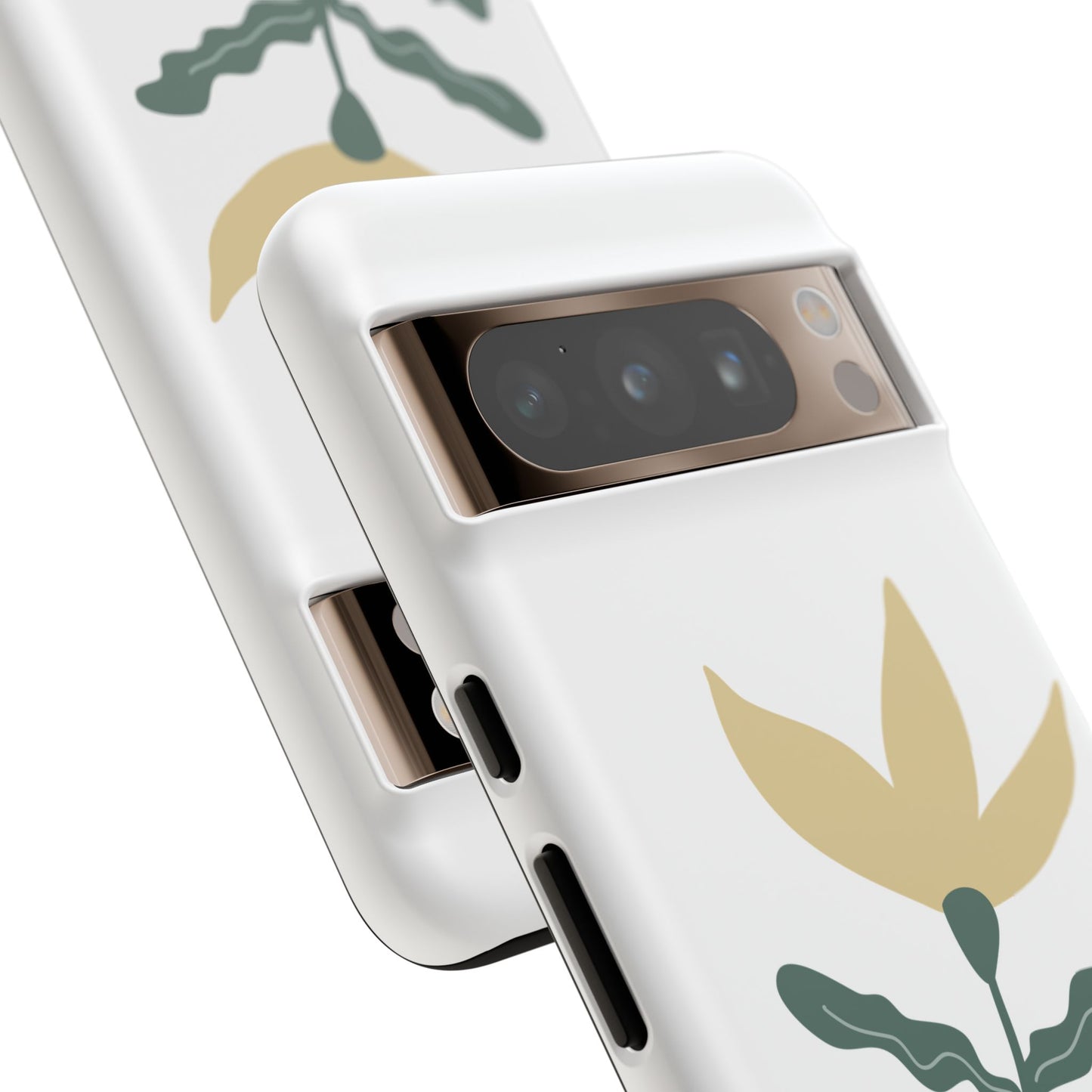 Floral Tough Phone Case - Durable Protection with Stylish Design