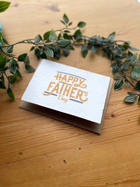 Father's Day Card - Plantable Greeting Card