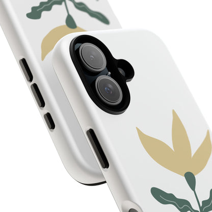 Floral Tough Phone Case - Durable Protection with Stylish Design