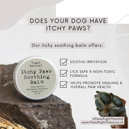Itchy Paws Dog Balm – Natural, Vegan, Lick-Safe, Soothing