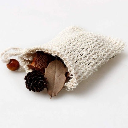 Soap Bag - Sisal | Natural Fibre Mesh Soap Pouch Sack