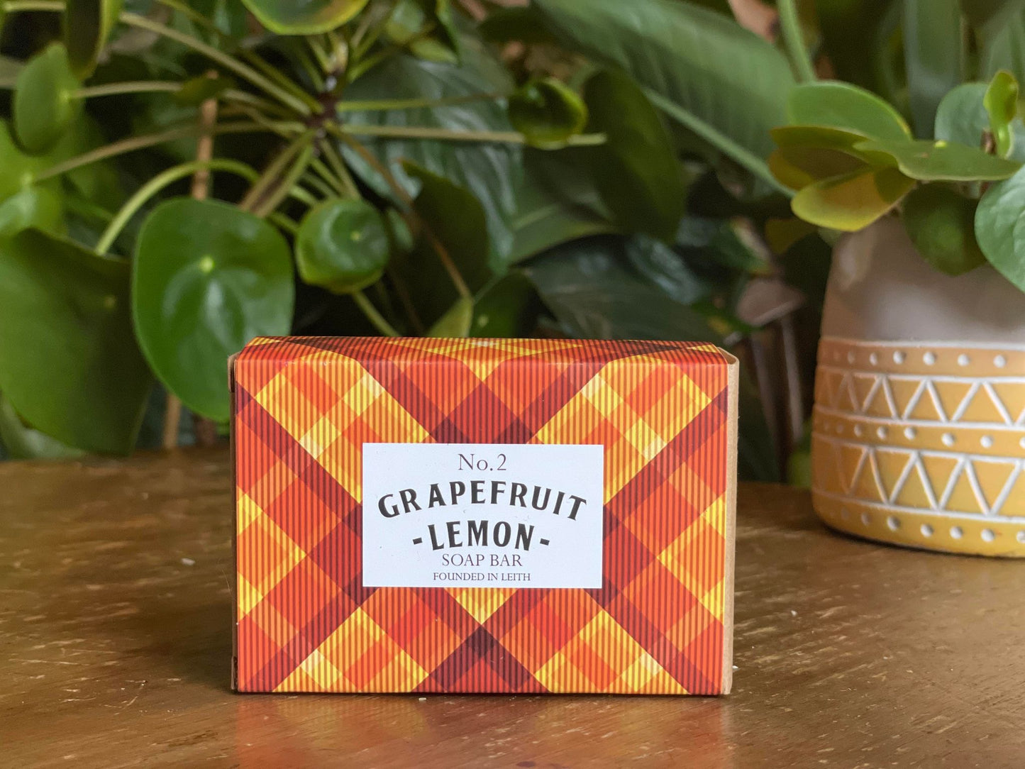 Hand Made Tartan Soap Bar - Grapefruit & Lemon