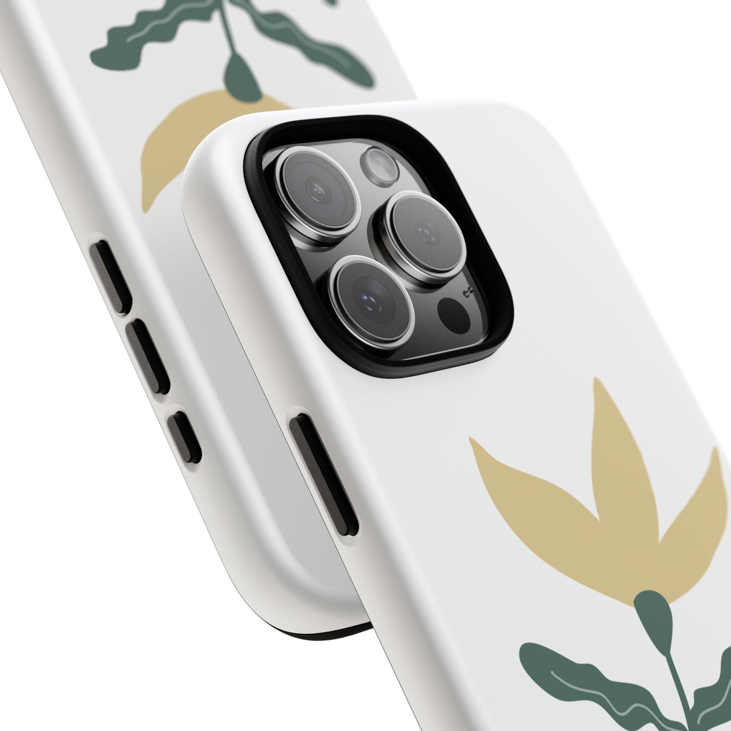 Floral Tough Phone Case - Durable Protection with Stylish Design