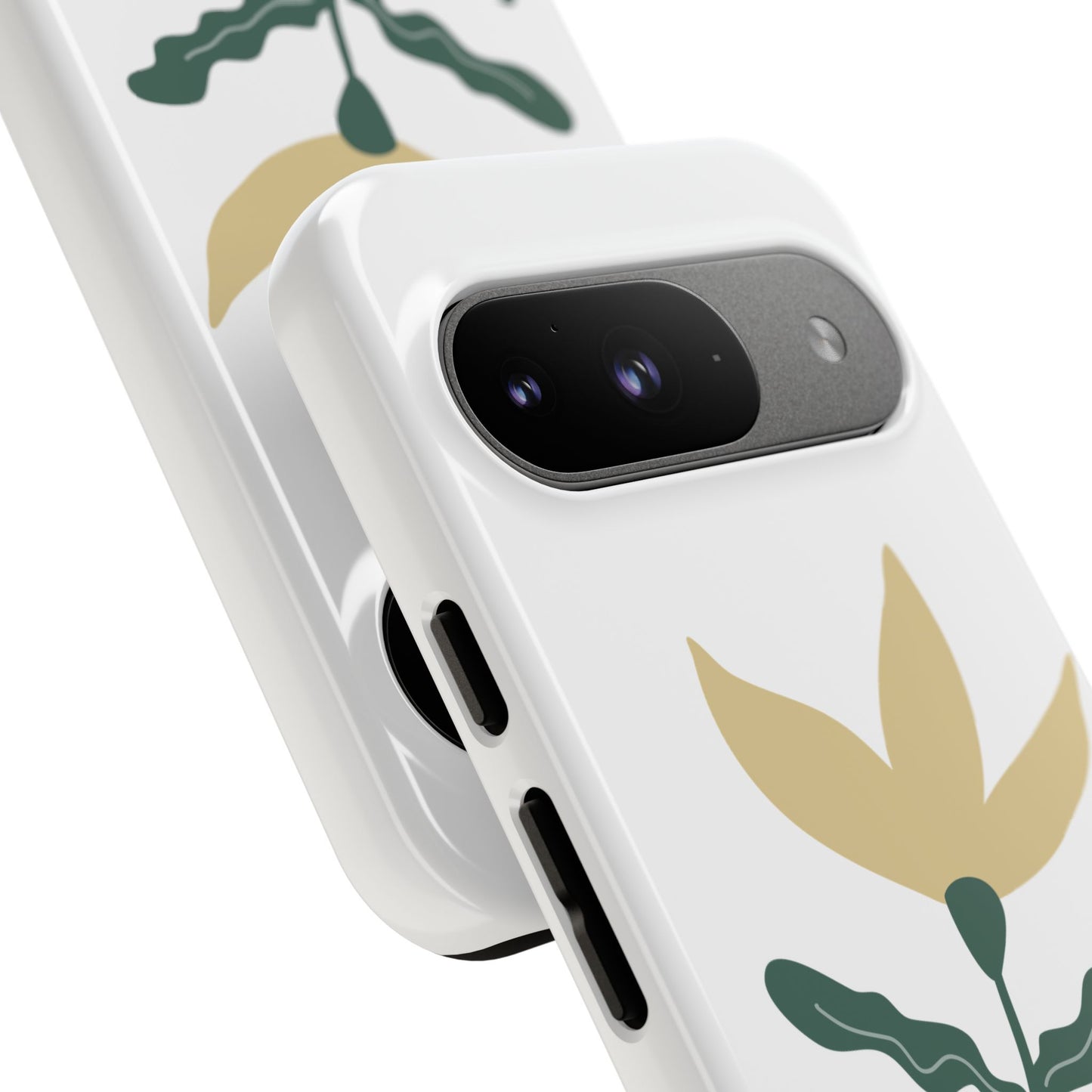 Floral Tough Phone Case - Durable Protection with Stylish Design