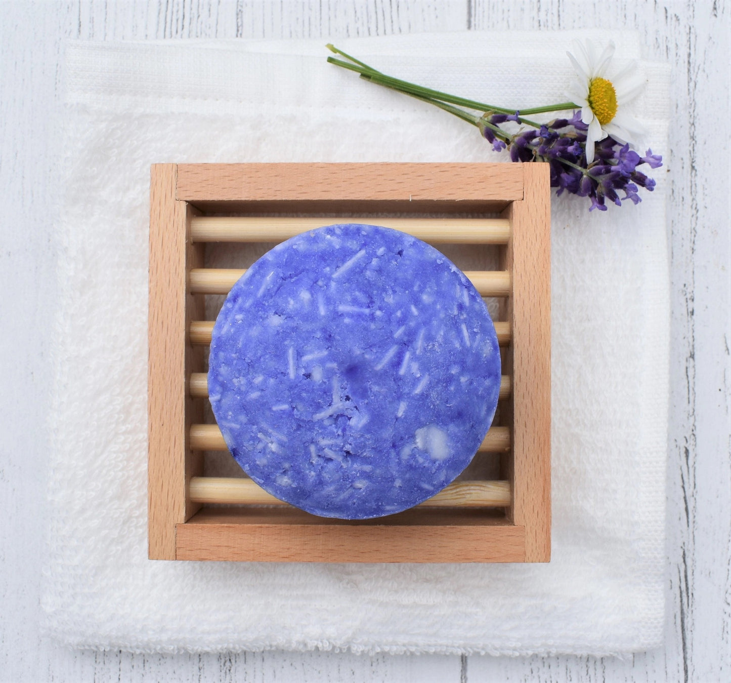Handmade Shampoo Bar By Fizzy Fuzzy. Lavender & Chamomile.