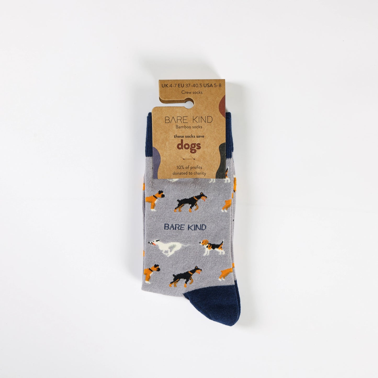 Purple Dog Socks | Bamboo Socks | Purple Socks