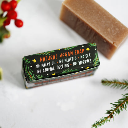 Vegan Cinnamon Christmas Soap Bar