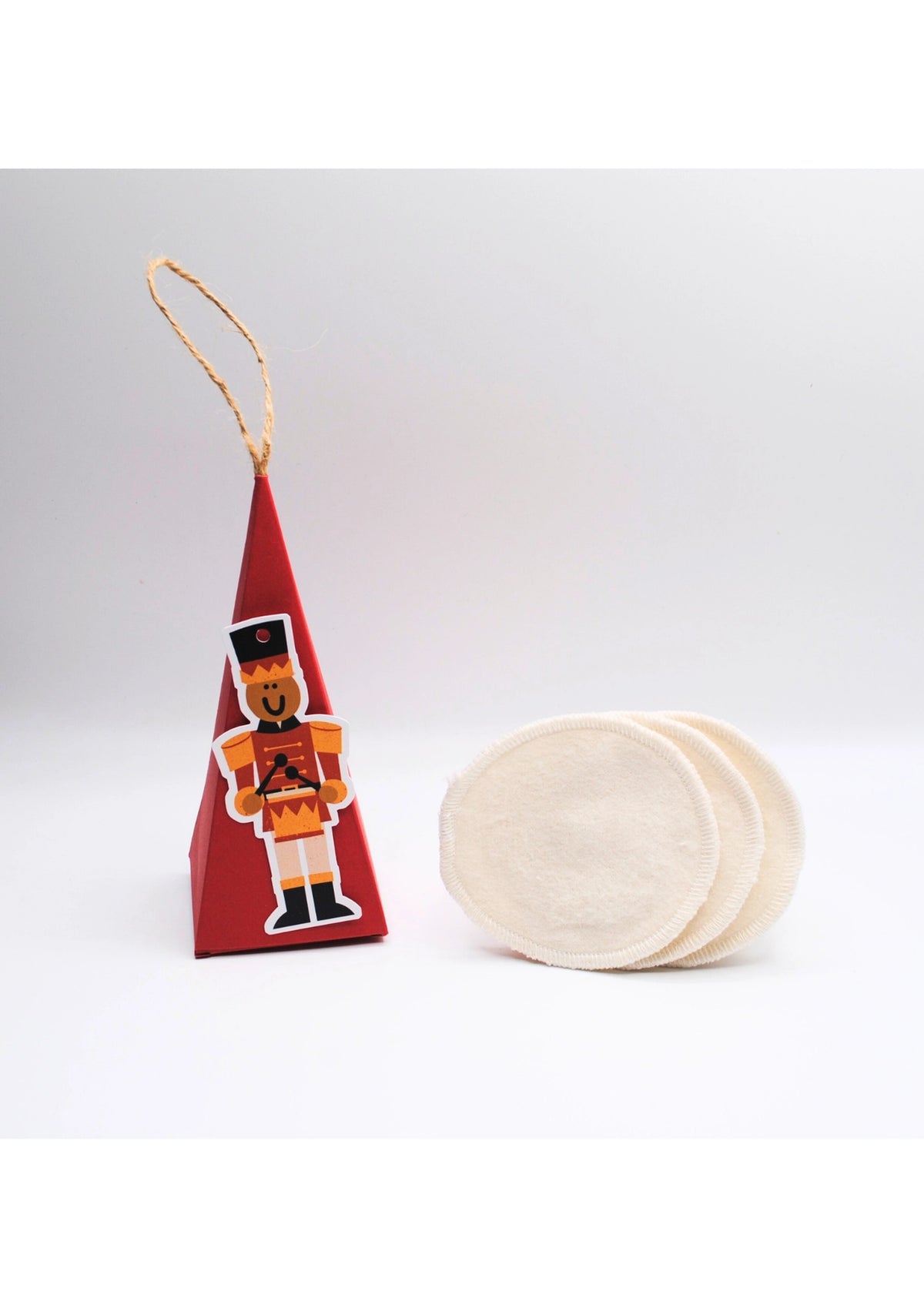 Zero-Waste Reusable Cotton Pads Christmas Bauble Gift Set