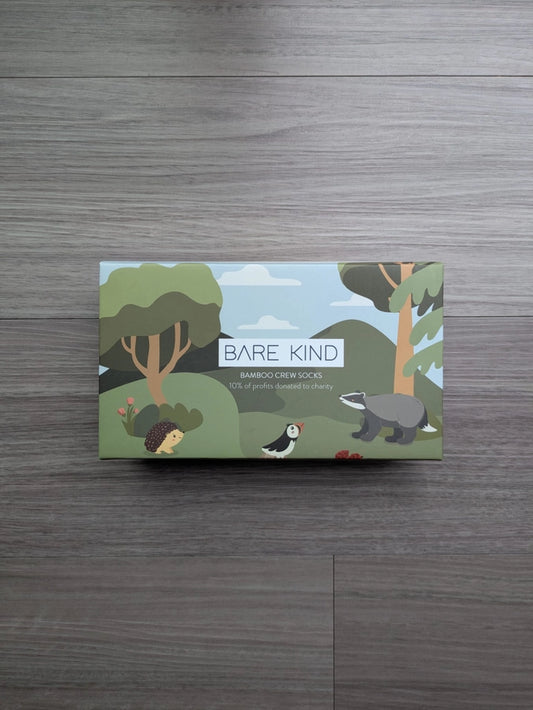 Uk Wildlife Socks | Bamboo Socks Gift Box | 3 Pairs Socks