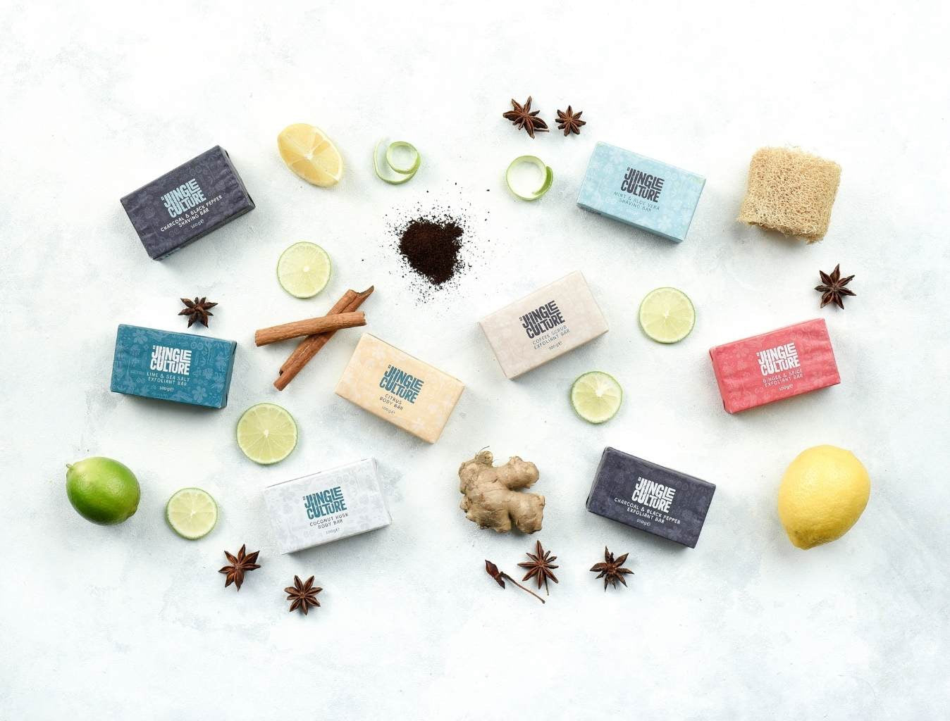 Handmade Body Soap - Lime & Sea Salt Natural Soap Bar