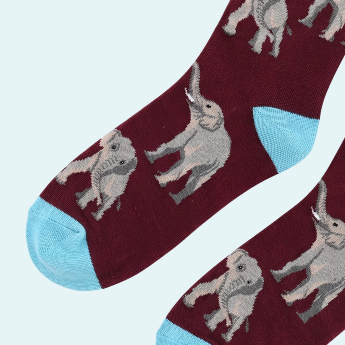 Asian Elephant Socks | Bamboo Socks | Purple Socks