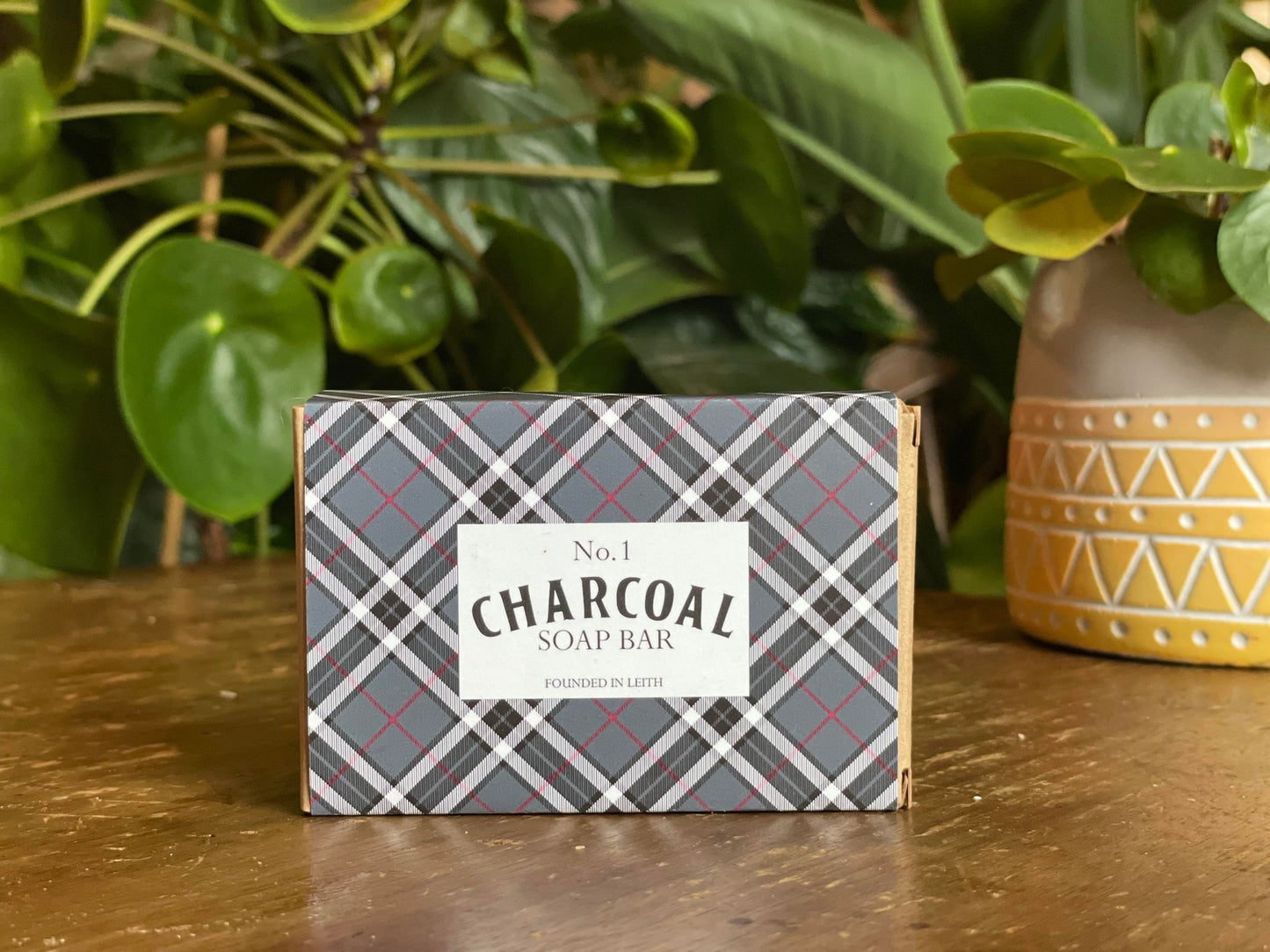 Hand Made Tartan Soap Bar - Charcoal Detox