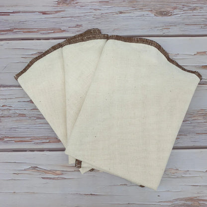 Muslin Cleansing Cloth | Reusable Face Wipes | White