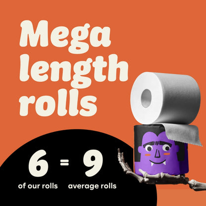 Extra Soft Limited Edition Toilet Tissue 6 Mega Rolls 🎃