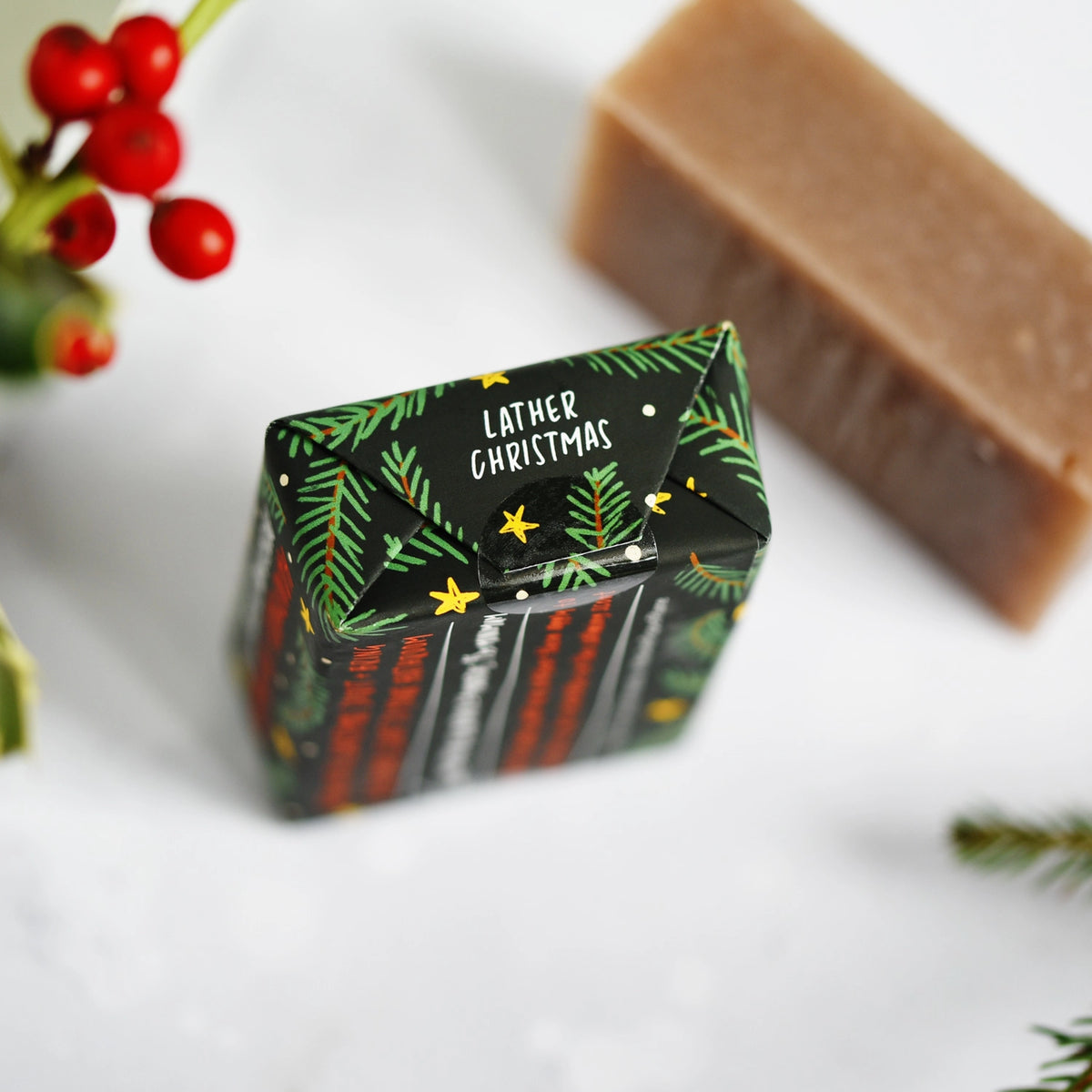 Vegan Cinnamon Christmas Soap Bar
