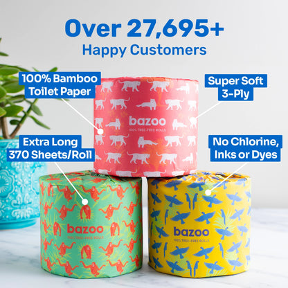 Luxury 100% FSC Certified Bamboo Toilet Paper | Protected Species Range