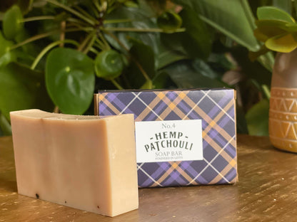 Hand Made Tartan Soap Bar - Hemp & Patchouli
