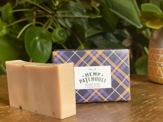 Hand Made Tartan Soap Bar - Hemp & Patchouli