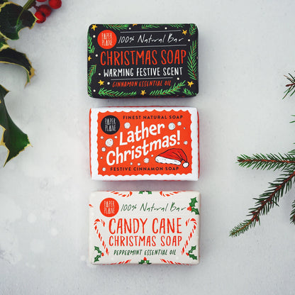 Vegan Cinnamon Christmas Soap Bar