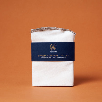 Muslin Cleansing Cloth | Reusable Face Wipes | White