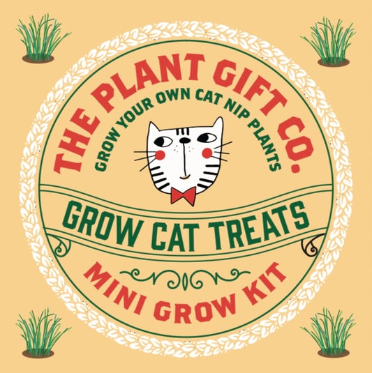 Grow Cat Treats. Cat Nip Seeds | Cat Lovers Eco Mini-Grow-Kit