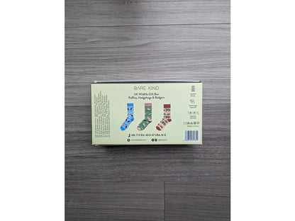 Uk Wildlife Socks | Bamboo Socks Gift Box | 3 Pairs Socks