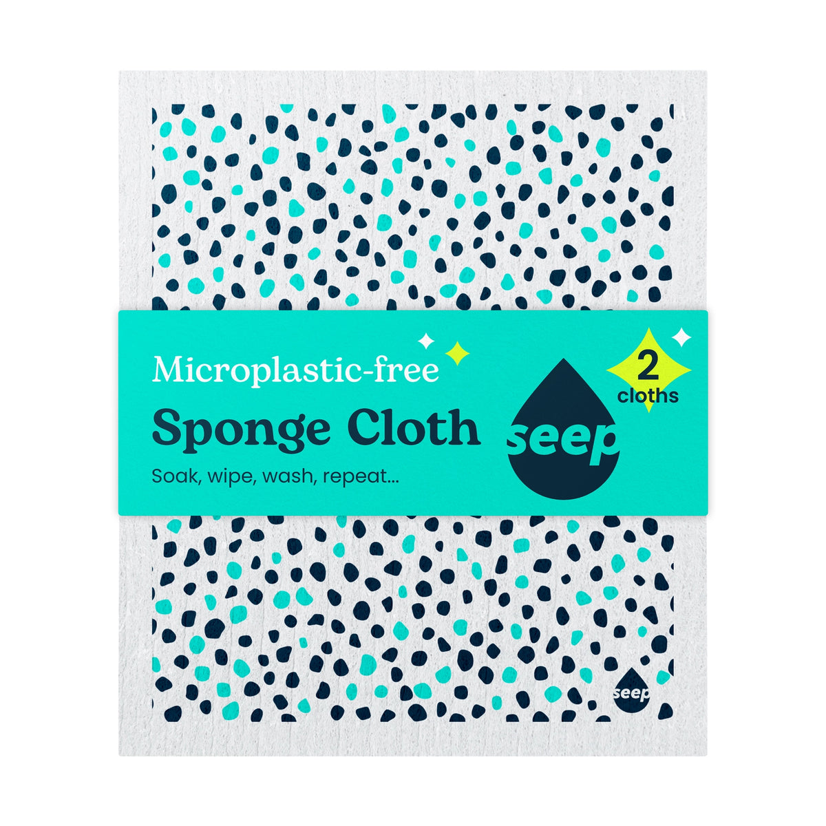 Eco Sponge Cloths (Pack of 2 Cloths)