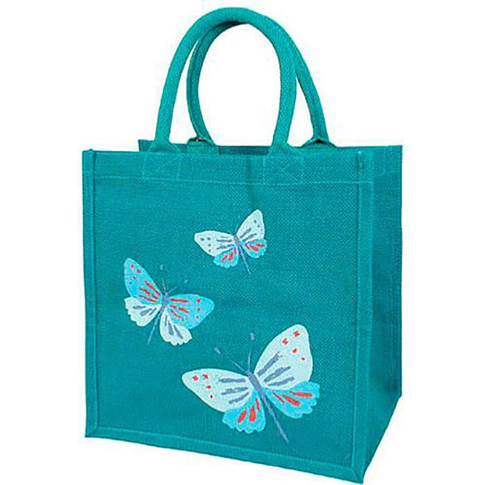 Jute Bag - Butterflies or Fox Design
