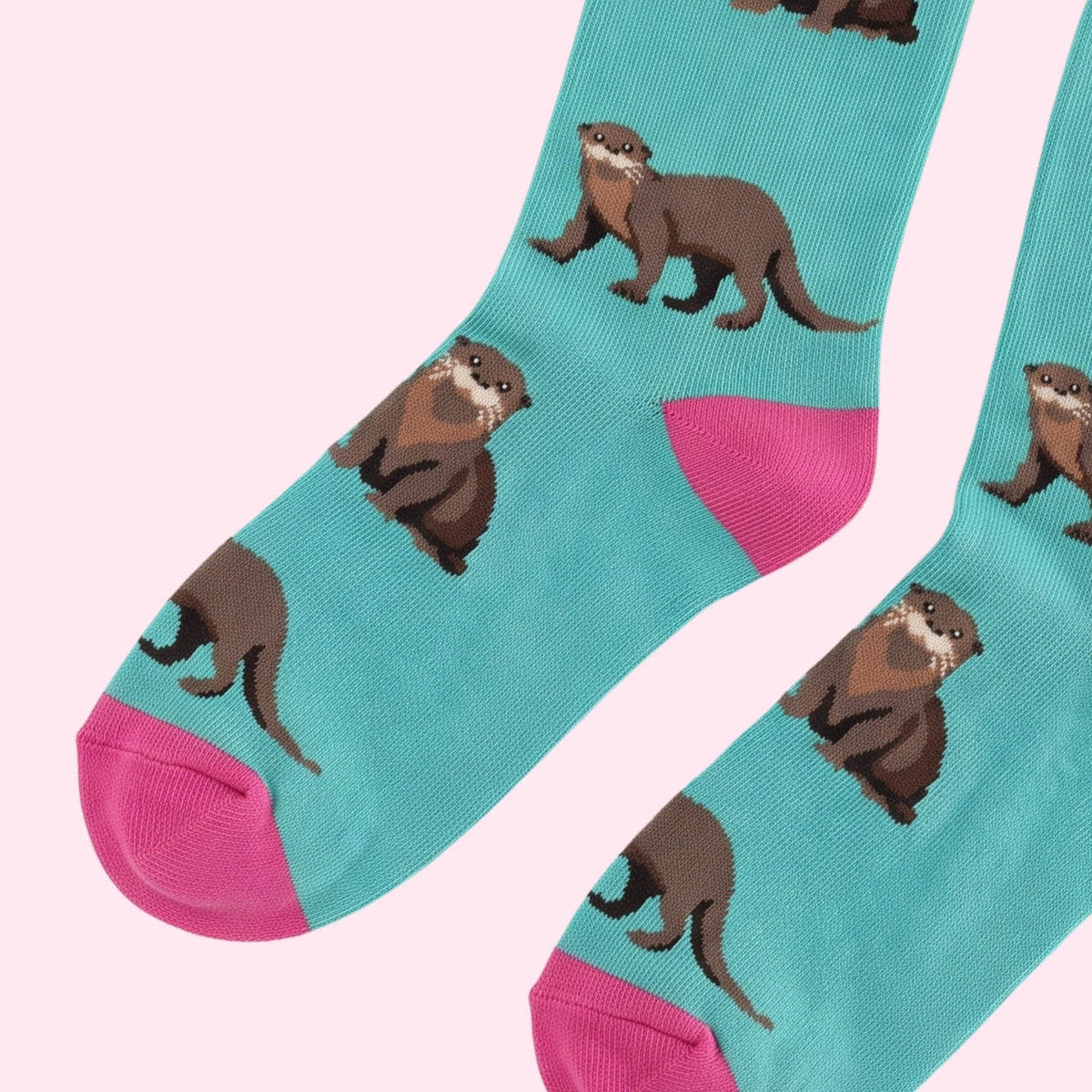 Giant Otter Socks | Bamboo Socks | Blue Socks