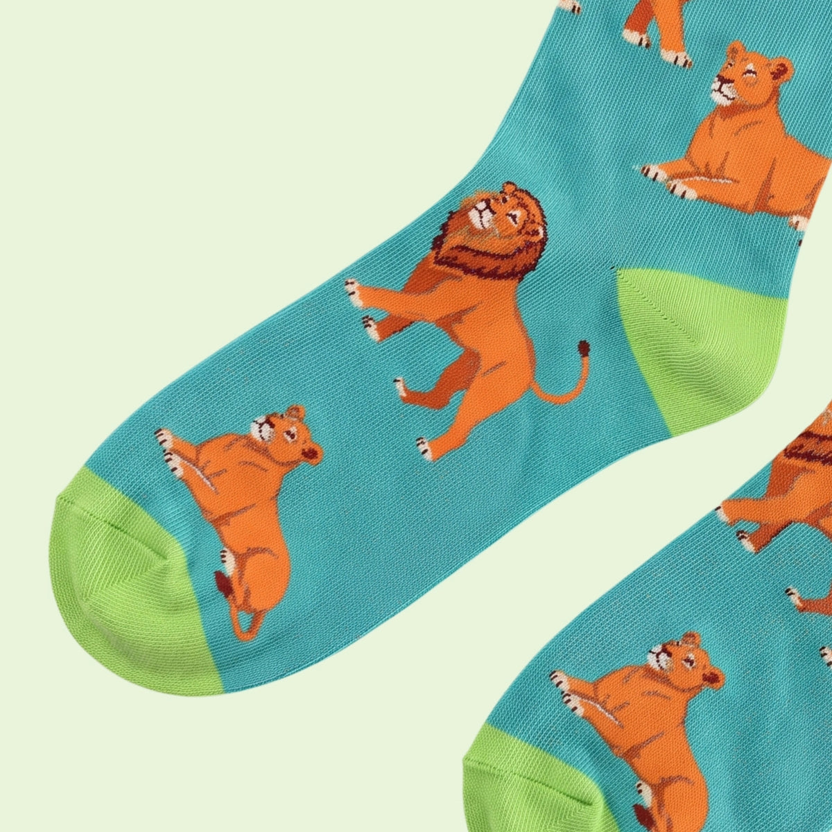 Asiatic Lion Socks | Bamboo Socks | Blue Socks