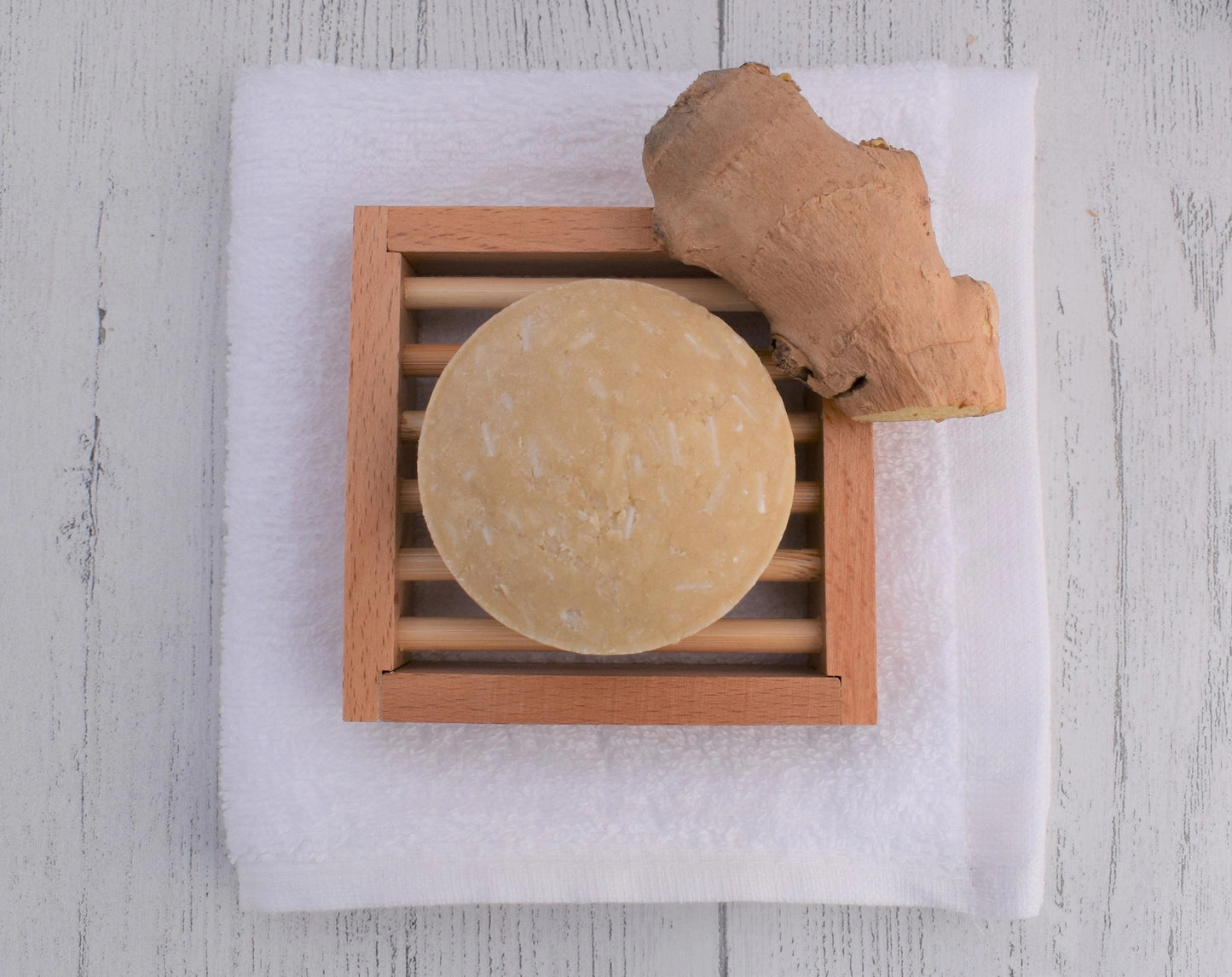 Handmade Anti-Dandruff Shampoo Bar. Ginger.