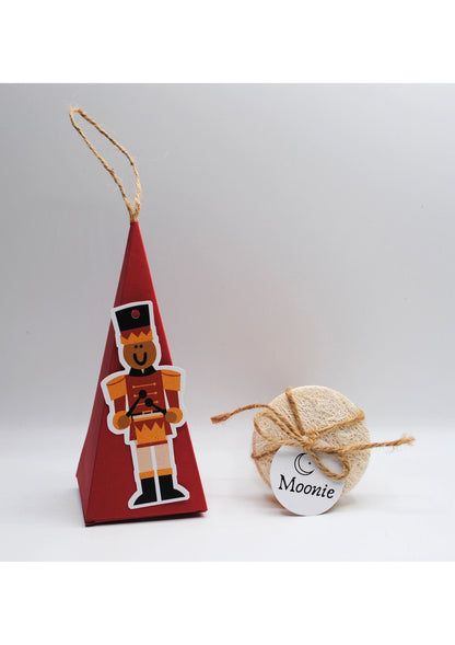 Zero-Waste Loofah Discs Christmas Bauble Gift Set