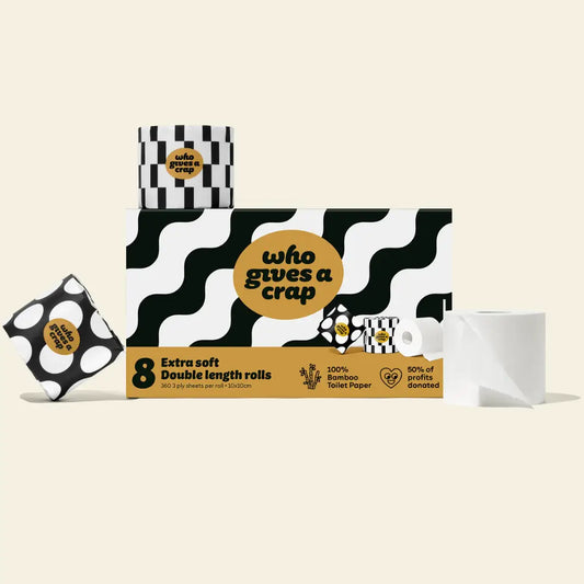 Extra Soft Double Length Toilet Roll - 8 Pack