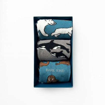 Arctic Socks | Bamboo Socks Gift Box | 3 Pairs Socks