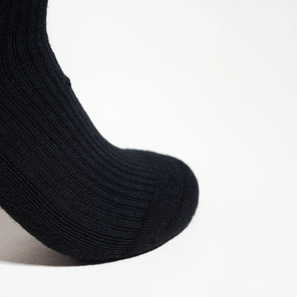 Black Panther Socks | Ribbed Bamboo Socks | Black Socks